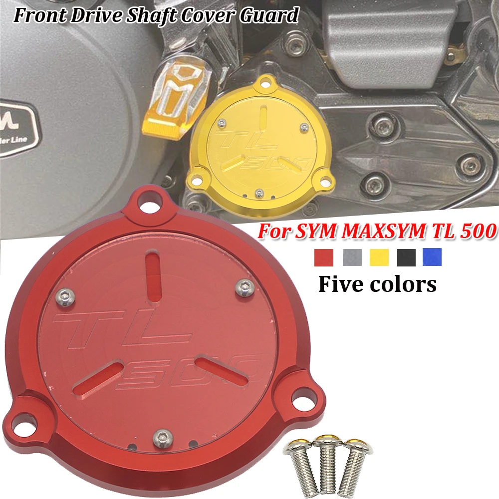 

FOR SYM TL 500 TL500 2020 Motorcycle Accessories CNC Frame Hole Cover Front Drive Shaft Cover Guard