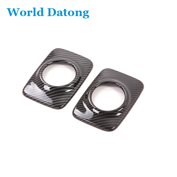 

Car Interior ABS Carbon Fiber Texture Roof Reading Light Frame Cover Trim 2pcs for Toyota Alphard / Vellfire AH30 2016-2019