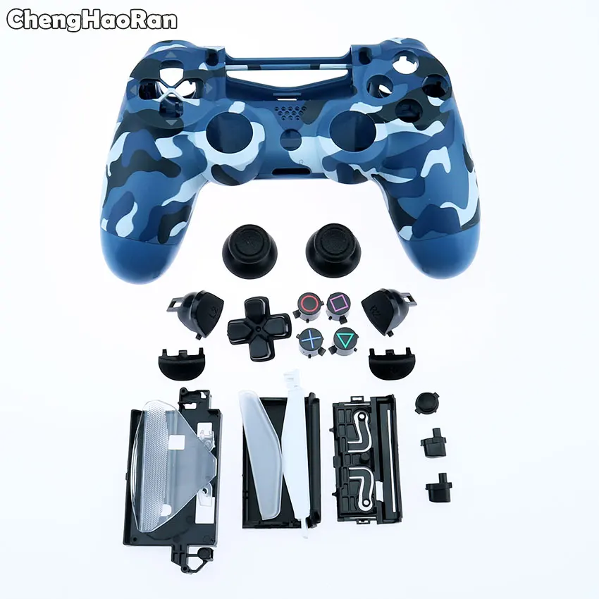 15 ChengHaoRan Полный Корпус с кнопками мод комплект для Sony PS4 Pro Slim 4,0 V2 JDS-040 JDM 040 контроллер корпус Оболочка Чехол - Цвет: 15