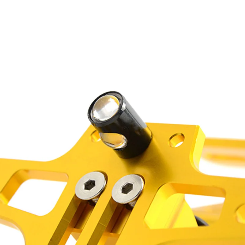 Универсальный Регулируемый Алюминиевый держатель для номерного знака мотоцикла