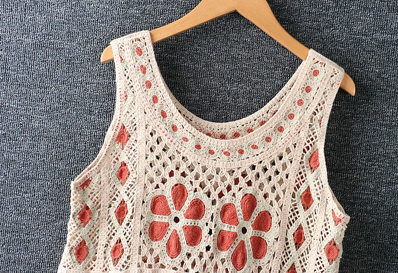 

New Spring Summer Women Tops Japan Style Mori Girl Cotton Embroidery Lace Loose Sleeveless Blouse