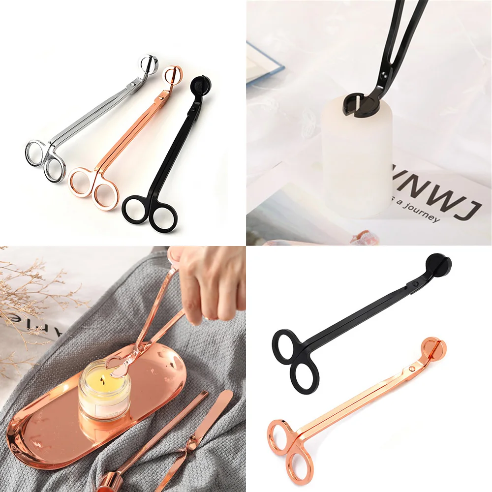 Подсвечник из нержавеющей стали триммер для фитилей обрезка масляной лампы