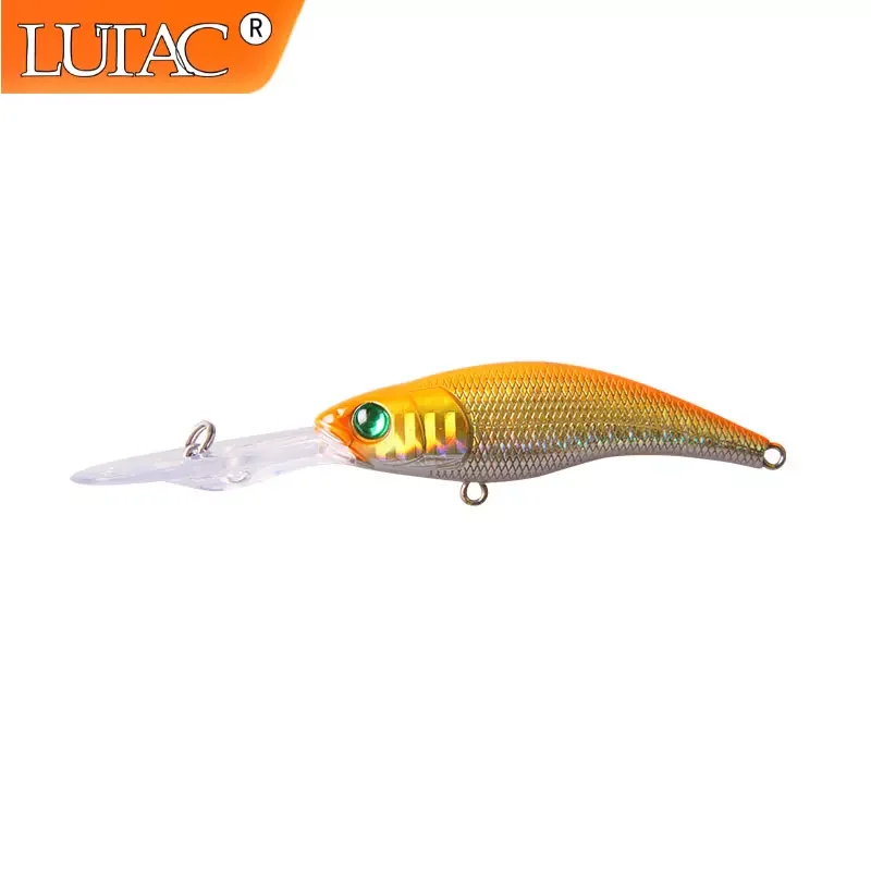 

Lutac Minnow приманки для ловли рыбы, Искусственные воблеры твердый пластиковый поплавок Stickbaits тройными крючками