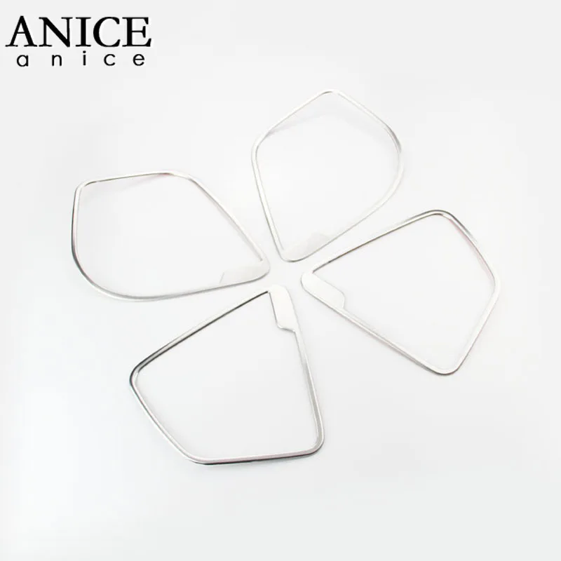 4 шт. дверная колонка из нержавеющей стали аудио кольцо накладка подходит для Ford