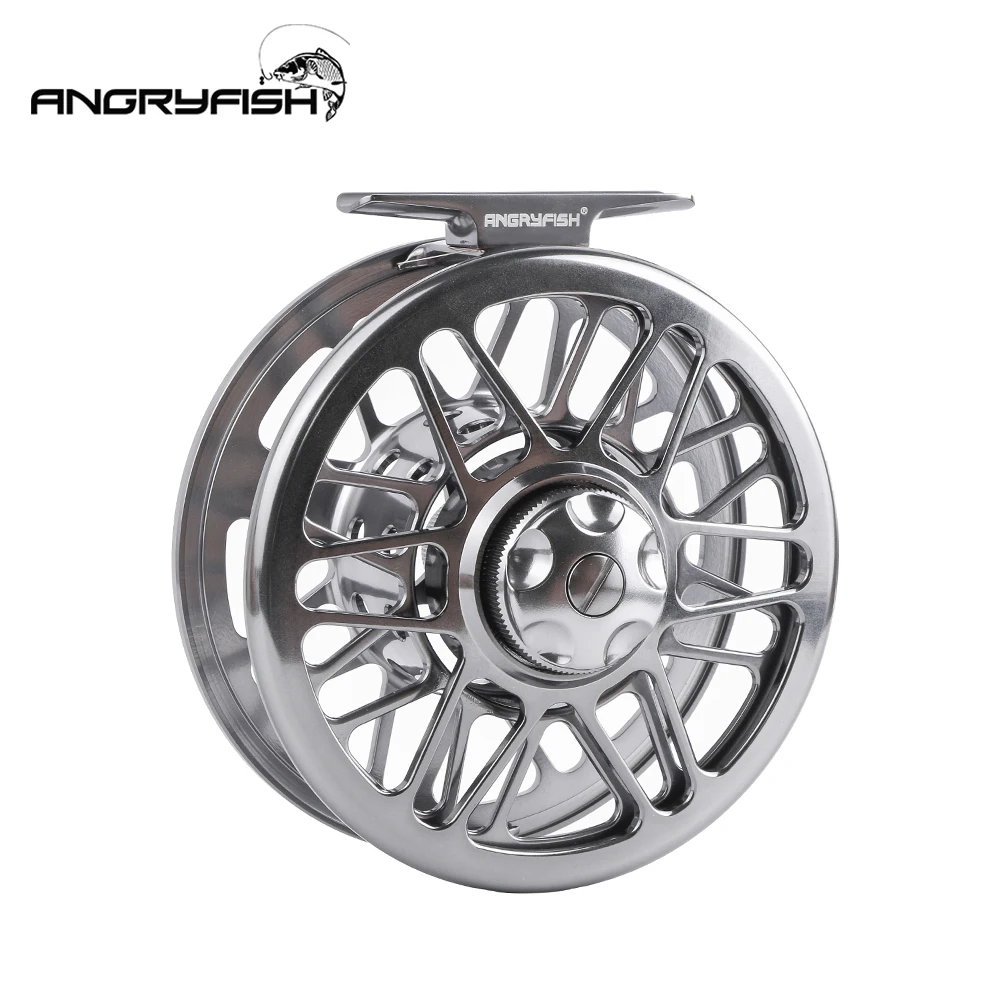 Angryfish Fly Fishing Reel GearRatio10:1 with CNC-machined Aluminum Alloy Body Fishing Reel 3/4, 5/6, 7/8, 9/10