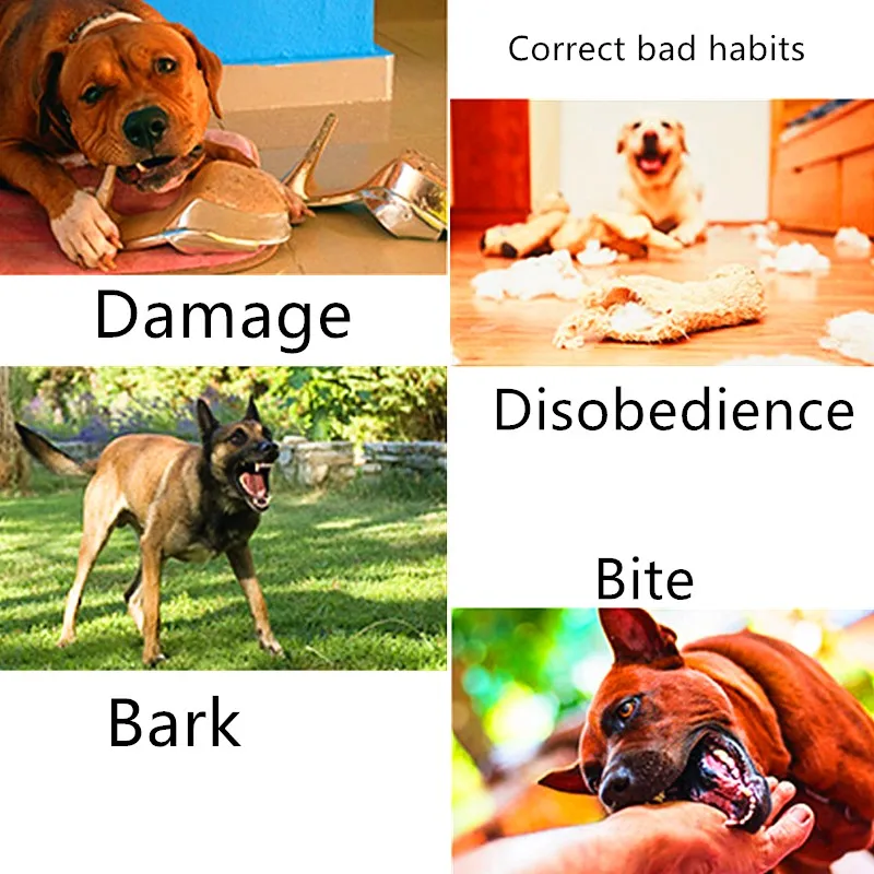 

500M Electric Dog Training Collar Pet Remote Control Device Backlight Display Waterproof Rechargeable Shock Collar 38% OFF