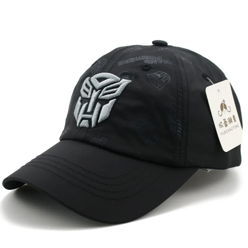 Новая модная разноцветная детская шапка с мультяшными трансформерами Кепка от