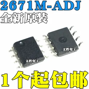 10pcs/lot New original LM2671M - ADJ LM2671MX - 2671 madj ADJ patch SOP8 is adjustable
