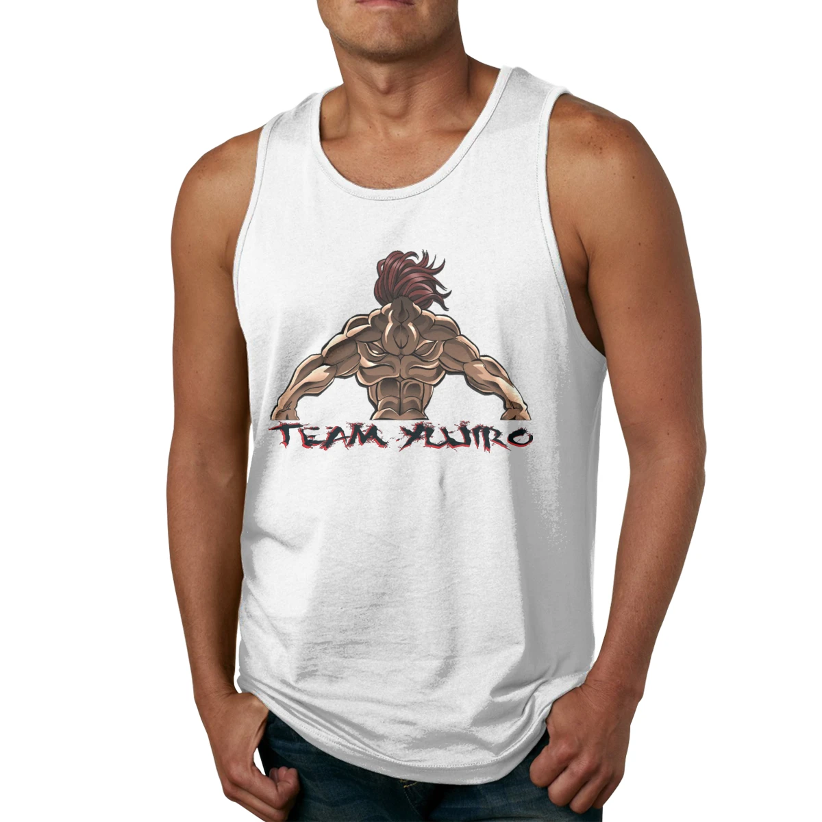 

Anime Baki The Grappler Yujiro Hanma (2) Cotton Tank Top Popular Round Neck Tank Top