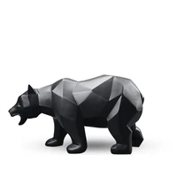 sculpture bear statue resin home decoration geometric animal bear ornament nordic decoration accessories modern crafts