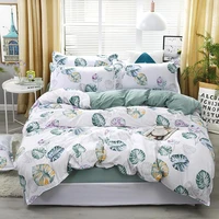 green leaves duvet cover pillowcase 3pcs 220x240 200x200 175x220single double queen king size quilt covers bedding set