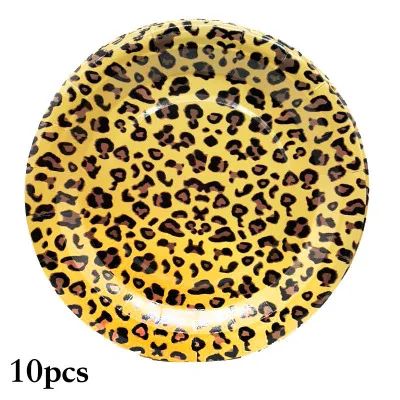 Одноразовая посуда с лесными животными и маркировкой|Одноразовая для вечеринок|