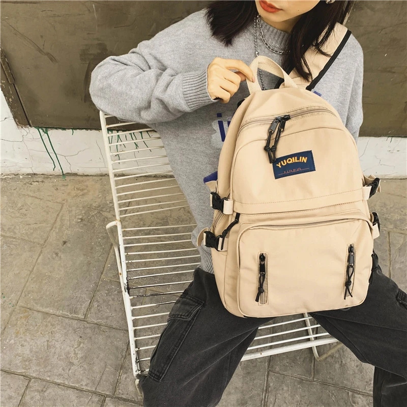 Нейлоновая школьная сумка для мужчин корейская версия Harajuku Ulzzang дикий простой