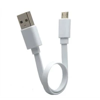 durable 20cm short cable portable ultra short 20cm micro usb data charger cable white color power charging cord android phones