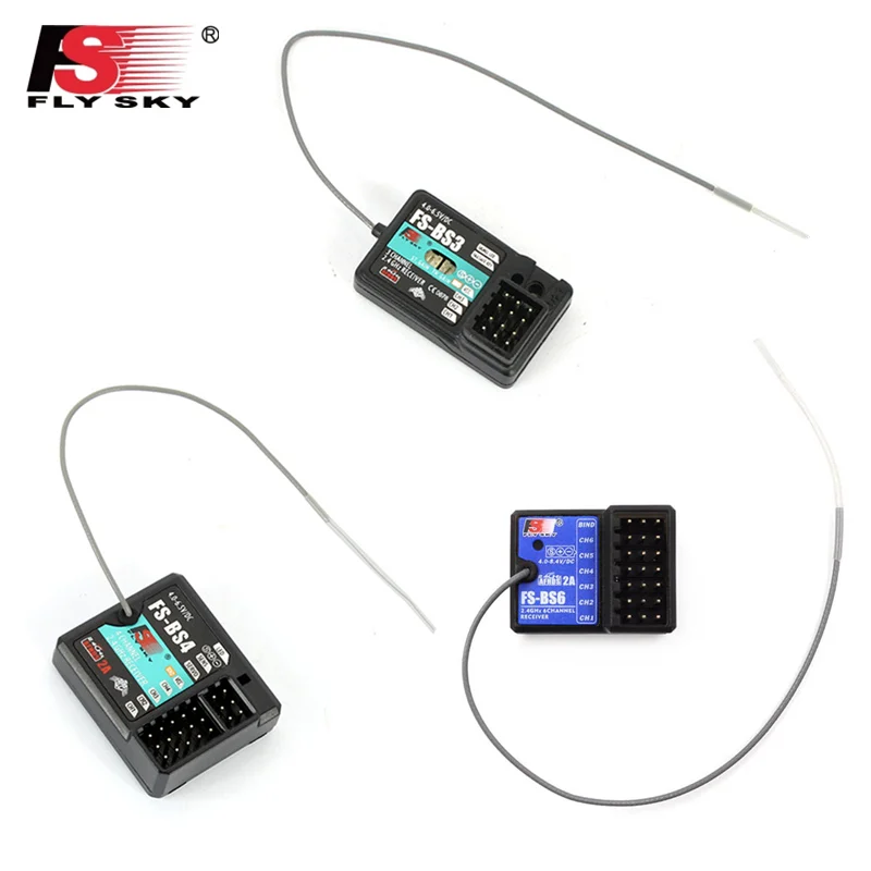 FLYSKY FS BS3 3CH BS4 4CH BS6 6CH 2 4G ASHDS 2A приемник со стабилизатором для IT4S GT5 дистанционного
