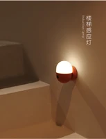 rechargeable 500mah lithium battery capsule sensor night light lamp bedroom bedside corridor wardrobe commpact emergency light