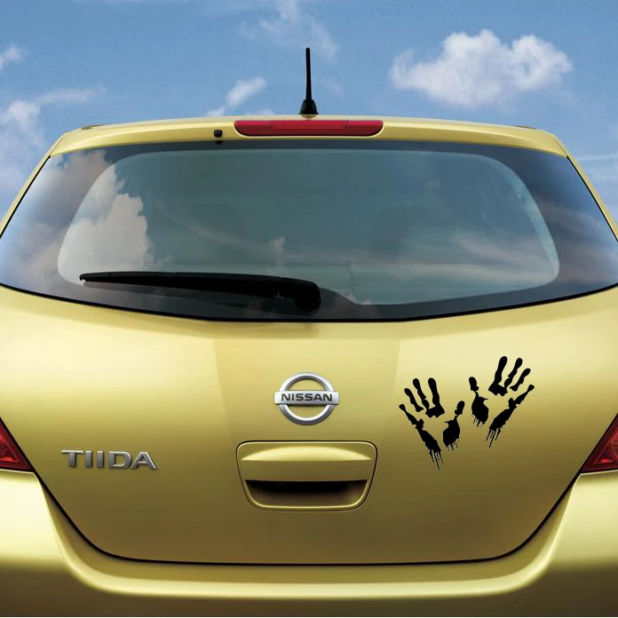 Кровавый зомби ручная печать домашний декор автомобиль грузовик переводная