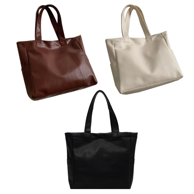

28GD Handbag Black Brown White Women's Leather Shoulder Bag Comfortable Handy