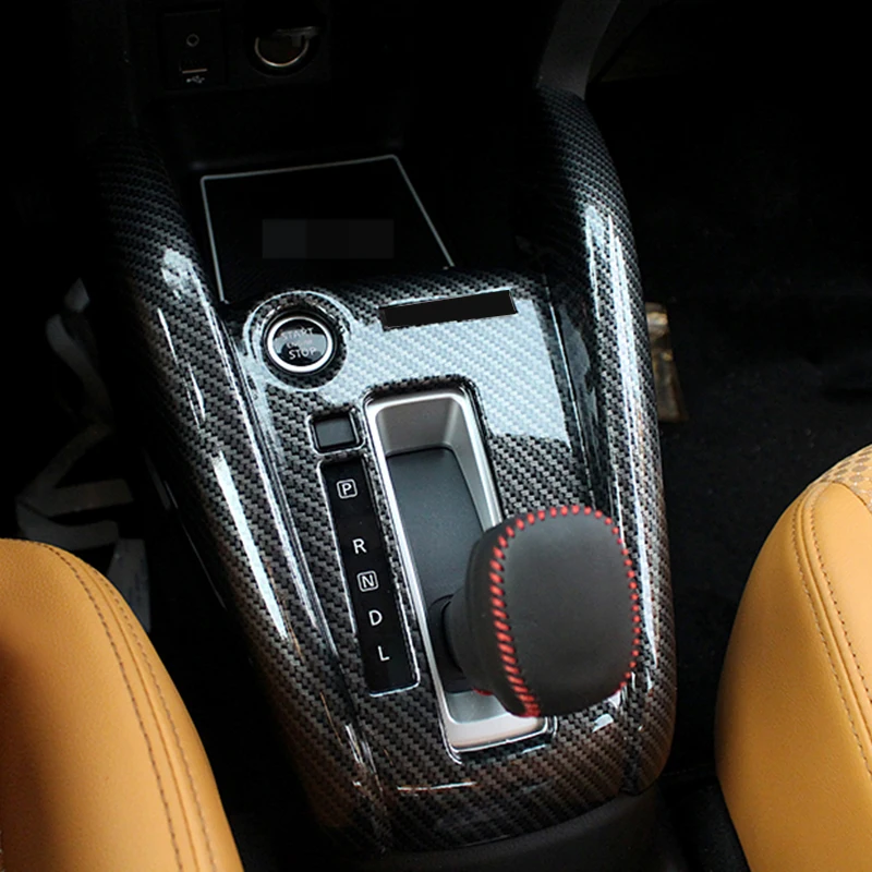 Карбоновый автомобильный рычаг переключения передач коробка держатель панель