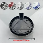 20 шт. 75 мм Новый черный синий автомобильный Стайлинг женский значок для крышки для Mercedes Benz W205 W204 A1714000025 автомобильные аксессуары