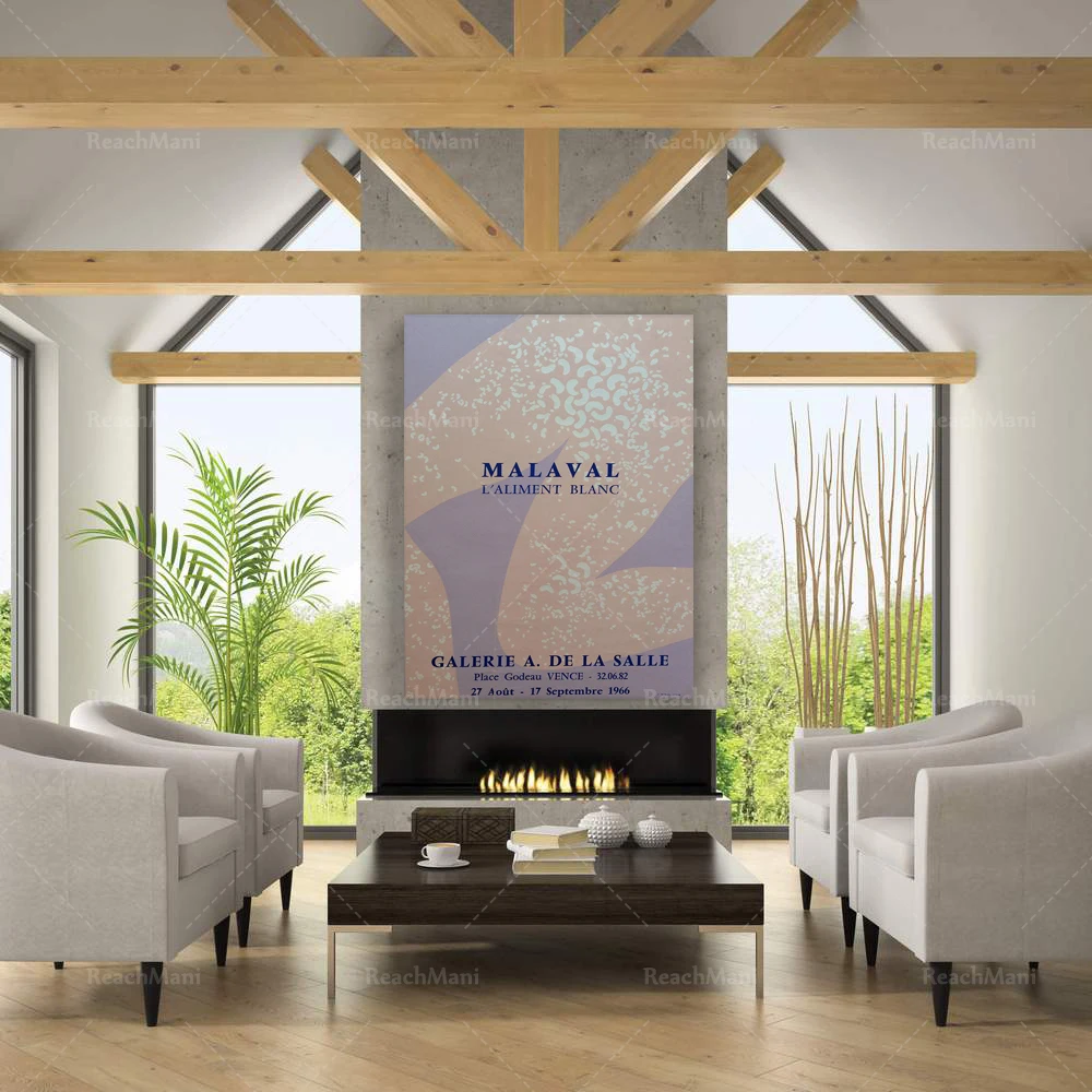 Постер для художественной выставки скульптур | Абстрактная Экспресс-картина