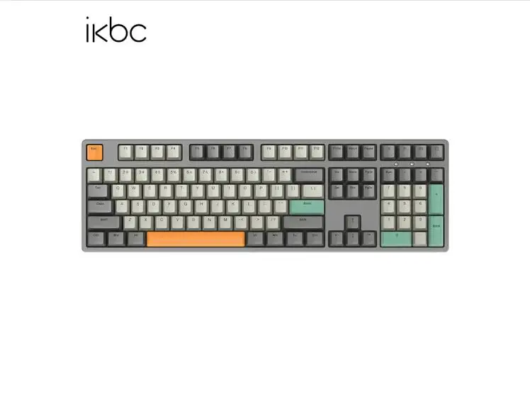 

ikbc classic series C210 108-key original cherry switch Space Gray/Industrial Gray wired mechanical keyboard