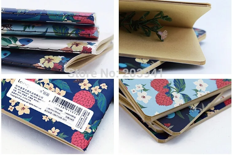 1 шт./лот новый милый винтажный блокнот из крафт-бумаги в стиле ретро С Рисунком