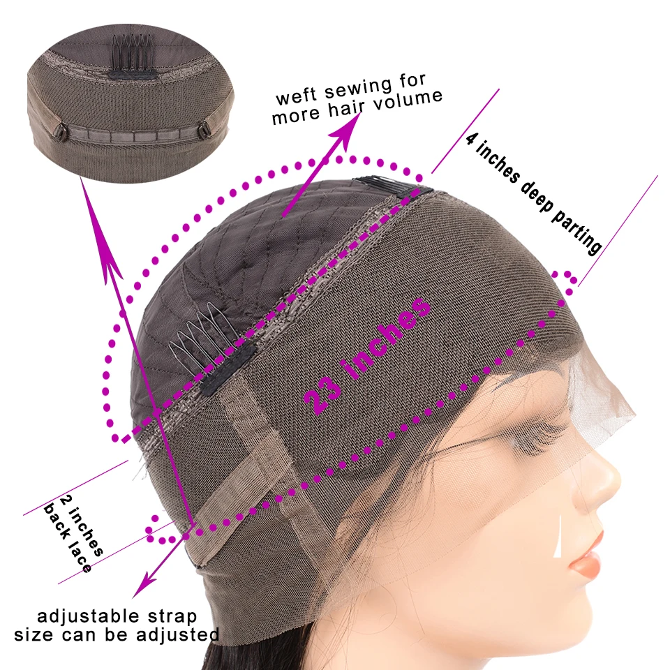 BINF монгольский 360 парик с кружевом спереди волна воды человеческие волосы парики