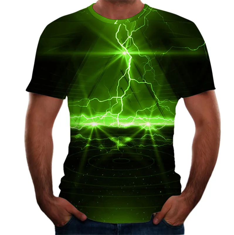 

2020 new 3D digital printed T-shirt for men with short sleeves to customize the t shirt