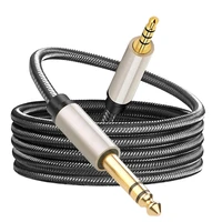 3 56 35mm to 6 35mm adapter aux cable for mixer amplifier cd player speaker gold plated 3 56 35 jack to jack male audio cable