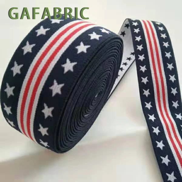 Эластичный пояс 2 ярда темно-синяя черная лента из спандекса и полиэстера с