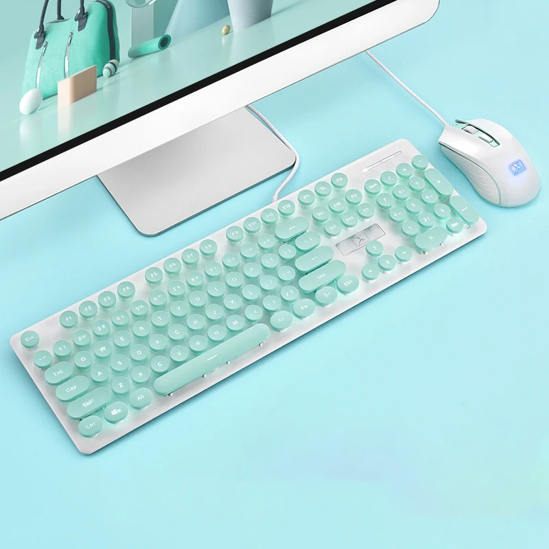 Портативная игровая Проводная клавиатура со встроенной клавиатурой|Комплекты