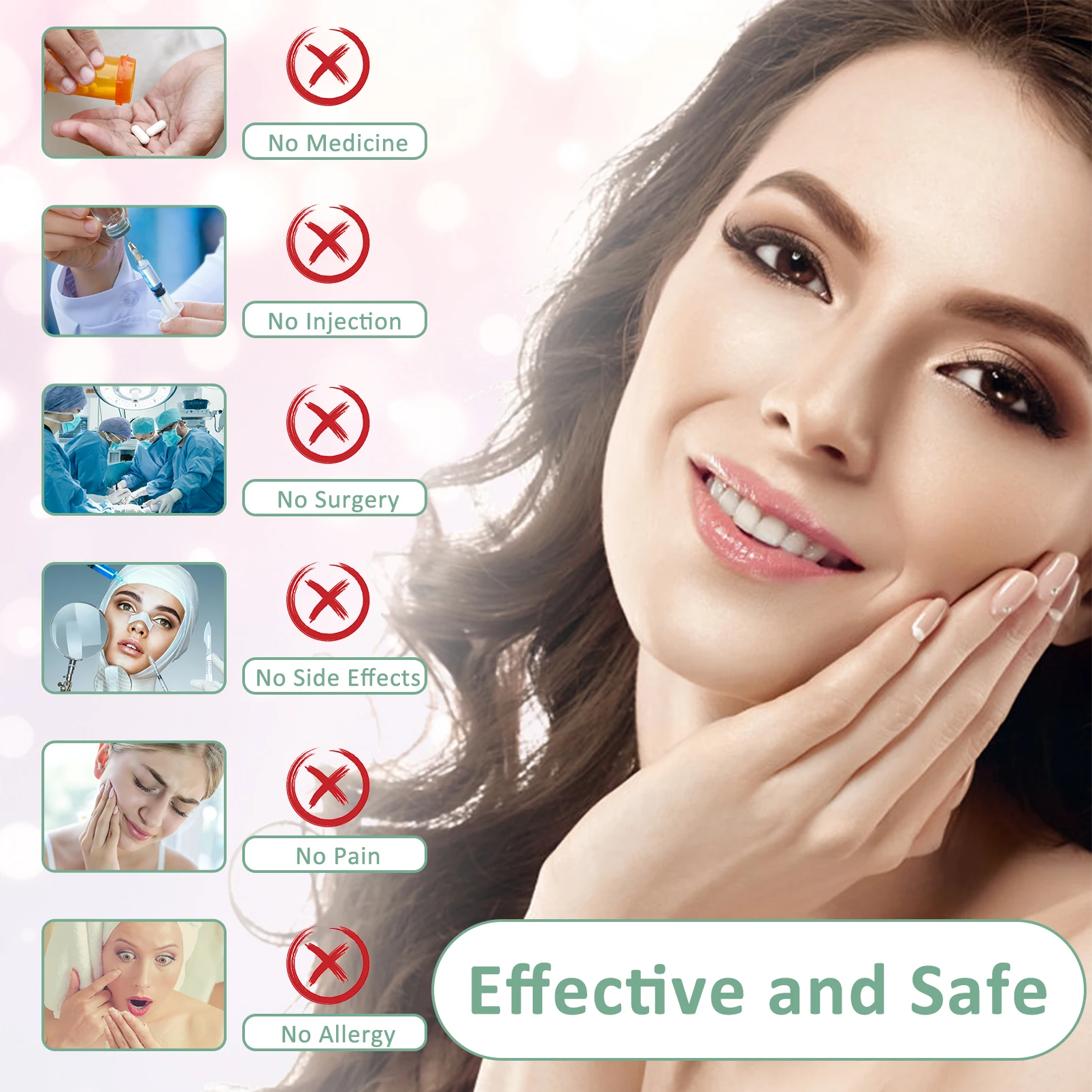 Стройнящая v образная подтяжка для лица пояс похудения на подбородке и щеке