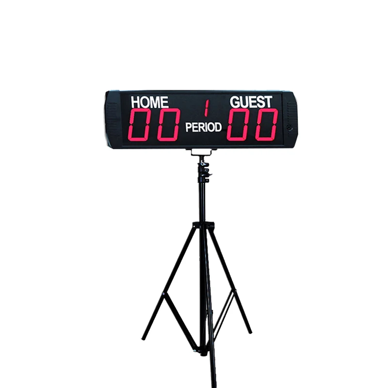 scoreboard and stand Горячая Портативный цифровой футбольный счет доска led игра футбольное табло с очками для спорта - Цвет: scoreboard and stand