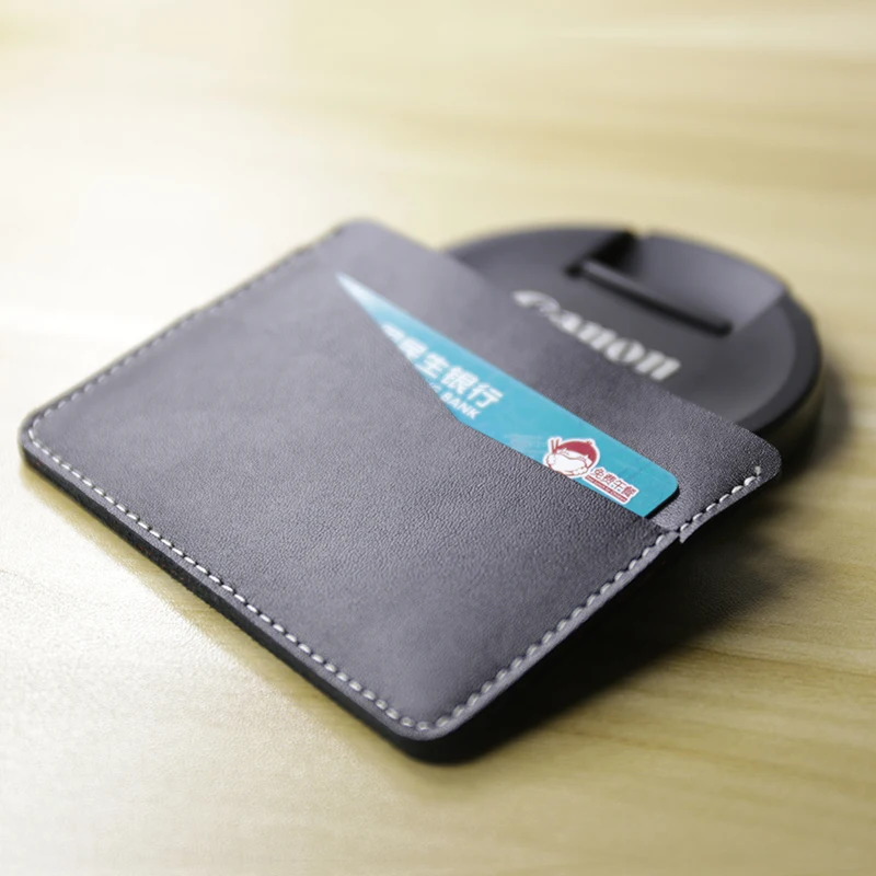 

Korean Fashion Card Holder Women Small Black Designer Id Card Holder Credit Minimalist Travel Accessories Cartera Bags AE50CH