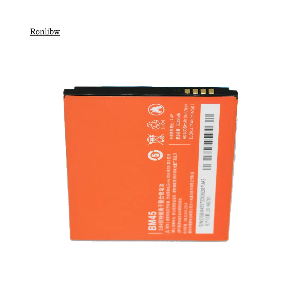 Аккумуляторная батарея Ronlibw для XiaoMi RedMi Note 2 Hongmi Redmi Note2|Аккумуляторы мобильных