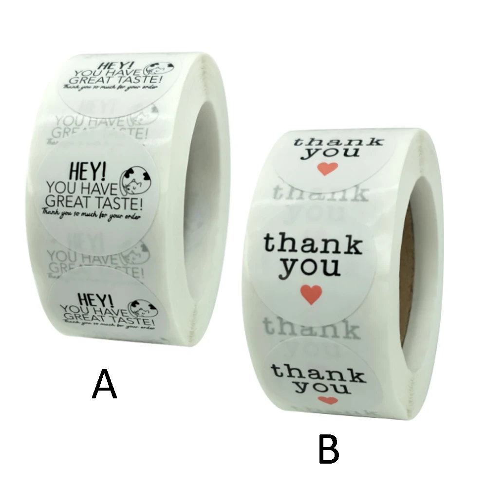 500 шт Спасибо Этикетки Наклейки у вас есть отличный вкус наклейки s для подарка