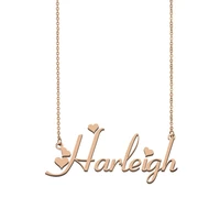 harleigh name necklace custom name necklace for women girls best friends birthday wedding christmas mother days gift