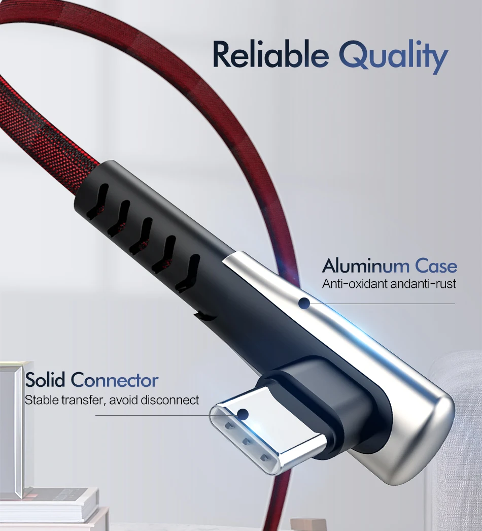 ROCK 5A usb type C кабель для быстрой зарядки и передачи данных type-C USB зарядное устройство для huawei P30 P20 mate 20 Pro Телефон Supercharge Quick Charge 3,0