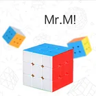 Магнитный нео-куб Shengshou 3x3x3 г-н м, волшебный извивающийся пазл, игрушка, красочные Пазлы без наклеек для детей, игрушки, куб