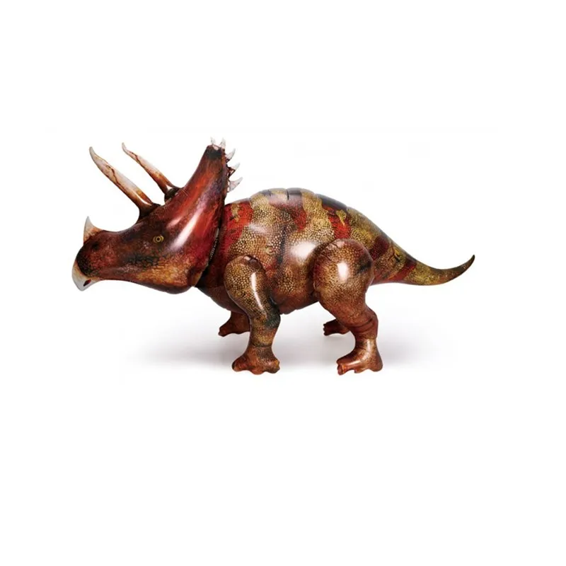 Большие шагающие фольгированные воздушные шары 4D в форме динозавра детские