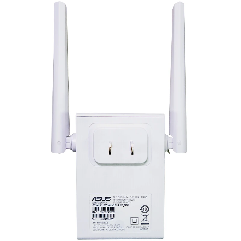 ASUS RP-AC51 AC750   802.11ac 2, 4   5   Wi-Fi   ,  750 /,   WPS