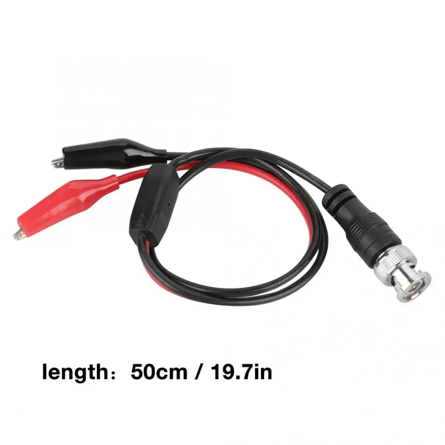 2Pcs Oscilloscope Test Probe Lead Cable BNC Male Plug Q9 to Dual Clip | Обустройство дома