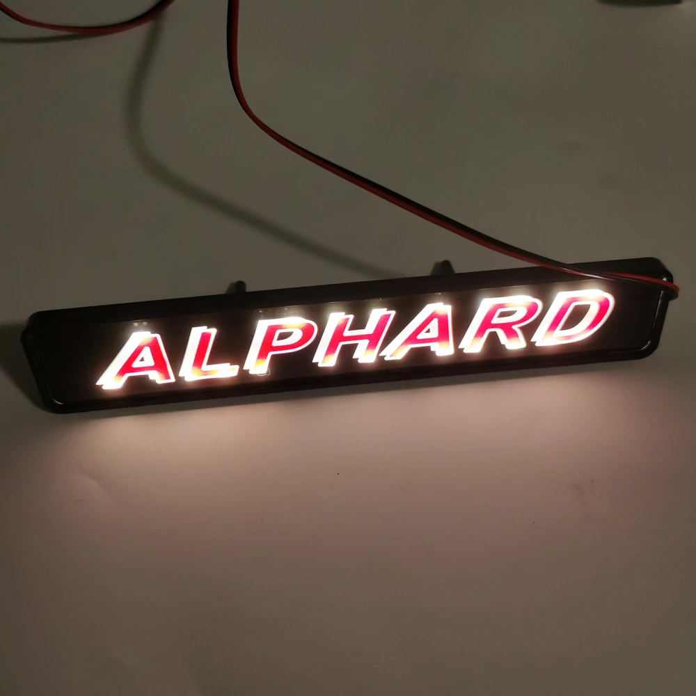 VELLFIRE наклейка на гриль ALPHARD DRL светлая сетевая Эмблема для Toyota решетку