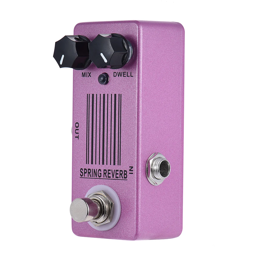 Мини-гитара MOSKY Spring Reverb Mini Одиночная педаль эффектов для гитары фиолетовый цвет |