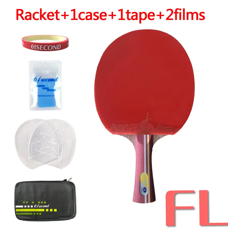 FL with F 1 case Про комбо ракетки YINHE N11S с 2X Reactor corbor каучуков - Цвет: FL with F 1 case