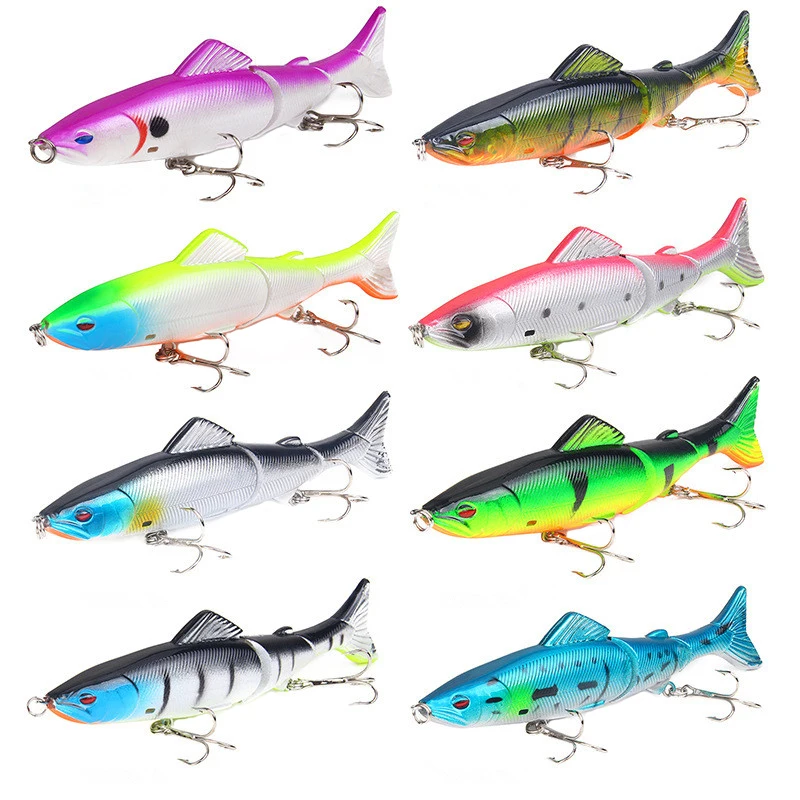 

Приманка Luya Mino для морской рыбалки, многосекционная трехсекционная приманка 18 г/13 см, искусственная приманка, жесткая приманка, рыболовное ...