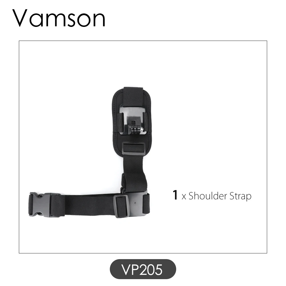 VP205 Vamson для GoPro аксессуары плечевой нагрудный ремень для штатива крепление для GoPro hero 7 6 5 4 3+ 2Xiaomi для Yi для SJCAM VP205 - Цвет: VP205