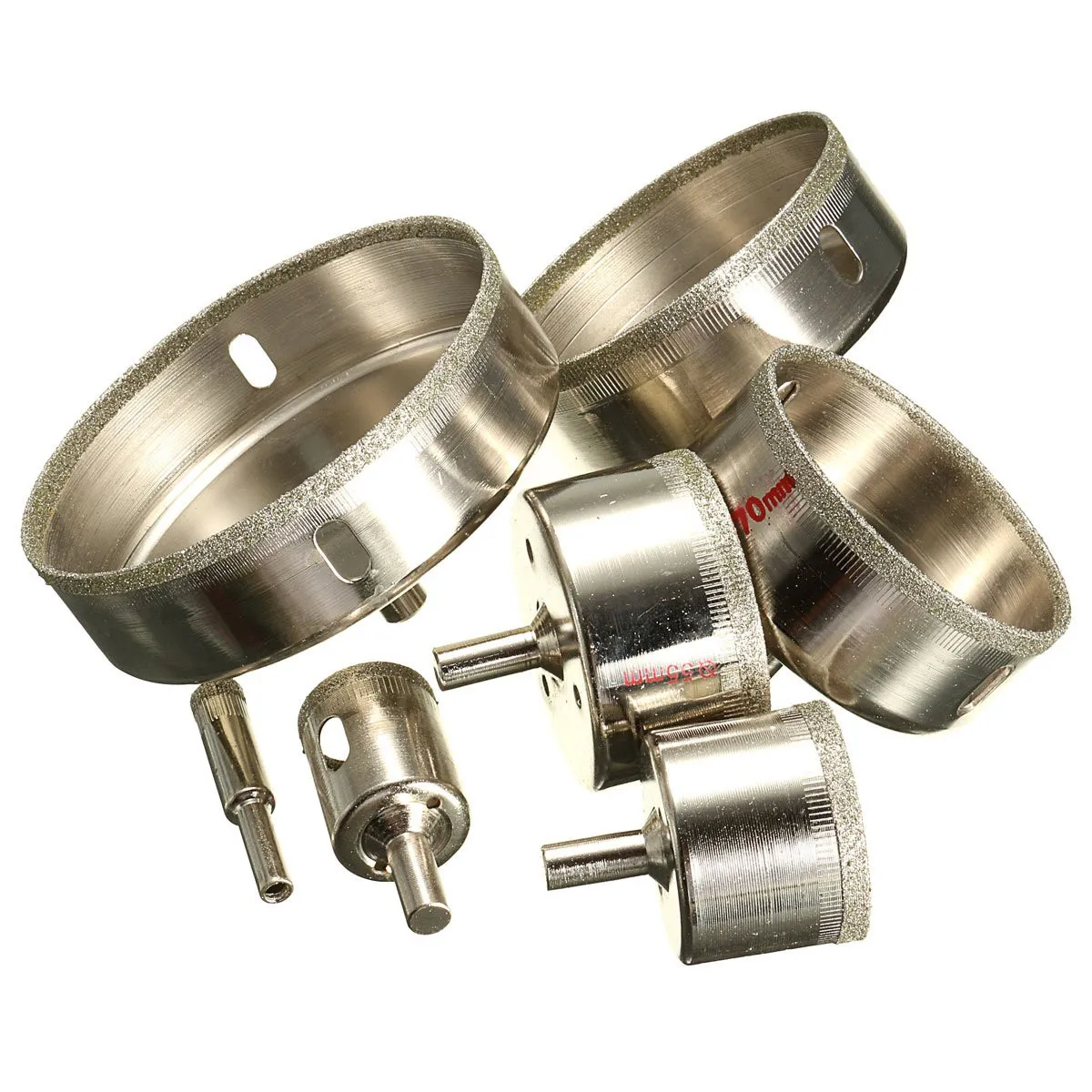 DANIU 7 шт. металлическая Алмазная плитка с алмазным покрытием Мраморная стеклянная