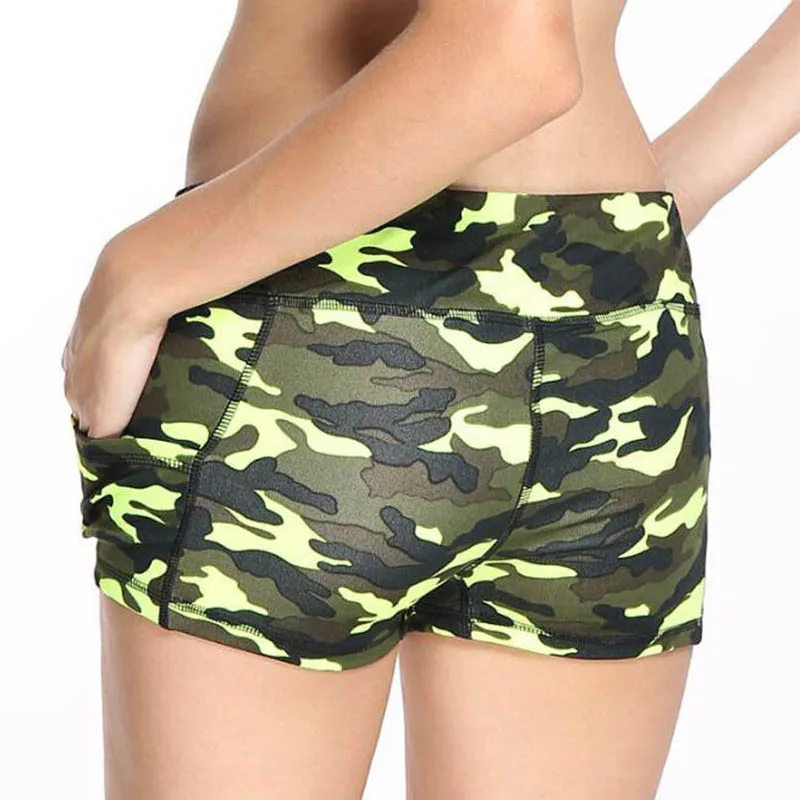 

Hot Women's Camouflage Print Shorts Female Athletic Summer Sports Shorts Women Sexy Low Waist Mini Korte Broek Dames